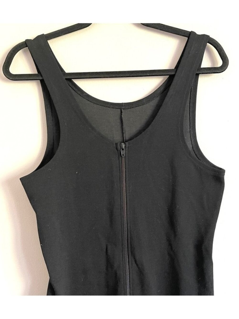 Vintage TRO Black Cropped Sleeveless Ski Jumpsuit - S - Picture 4 of 13